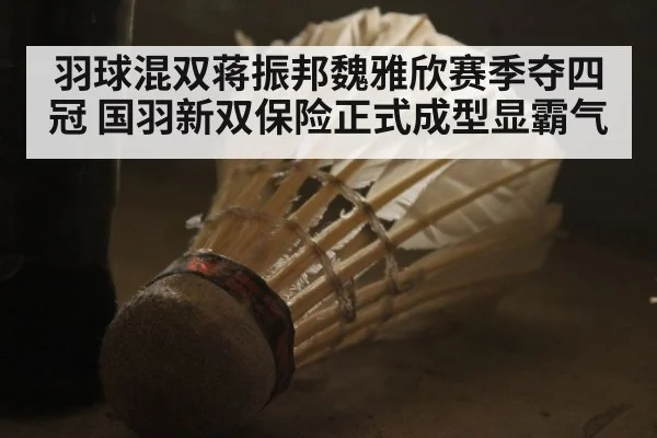 羽球混双蒋振邦魏雅欣赛季夺四冠 国羽新双保险正式成型显霸气